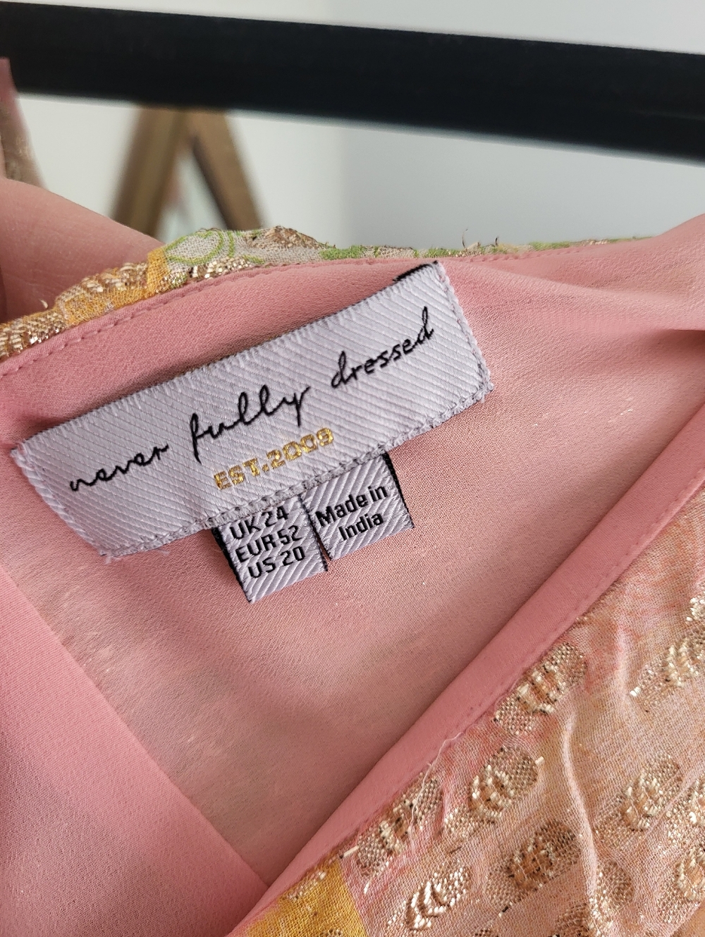 Pink & Orange Boho Mini Tilda Dress - Picture 2 of 7